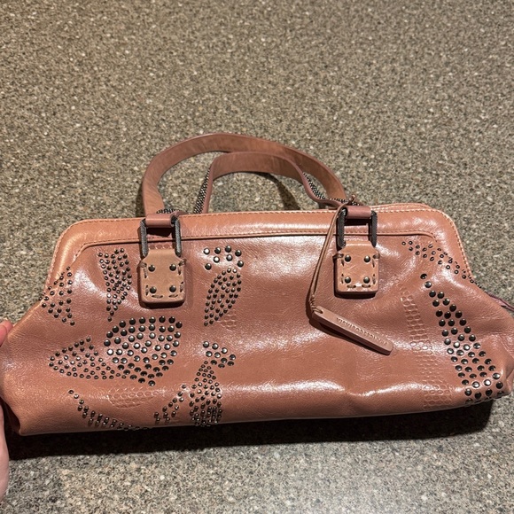 Francesco Biasia studded leather purse - Picture 1 of 5